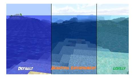 Minecraft Texture Pack Clear Water - Terrius d