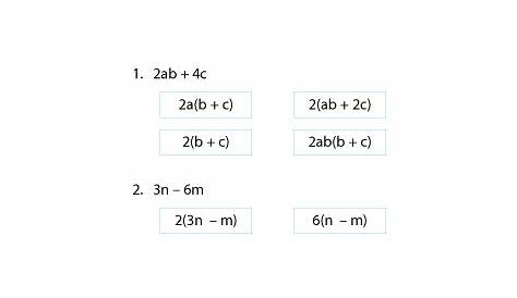 factoring binomials worksheet with answers