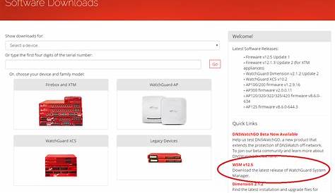 watchguard system manager software download