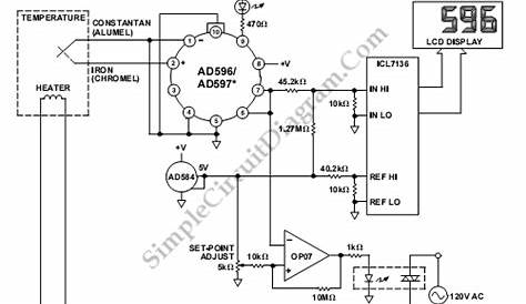 Temperature Control – Simple Circuit Diagram