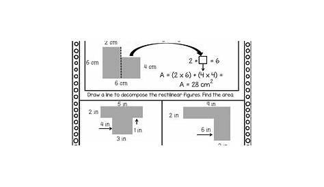 rectilinear area worksheets