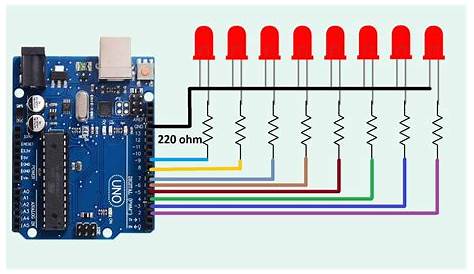 led circuit diagram arduino - Wiring Diagram and Schematics