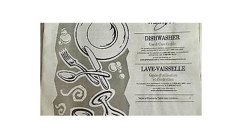 Whirlpool Dishwasher Guide owners manual no 8535541 English French | eBay