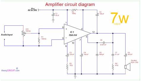 3000w audio amplifier circuit diagram