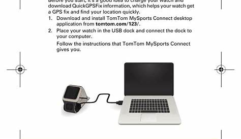 TomTom 4REM TomTom GPS Watch User Manual part1