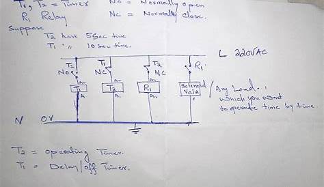 automatic on off timer switch circuit