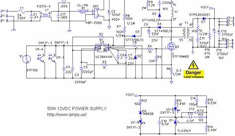 Build 12V 50W Switching Regulator Circuit Diagram | Electronic Circuit