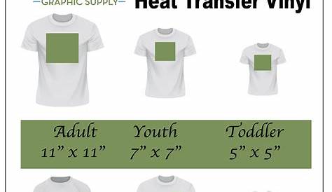 Htv T Shirt Design Size Chart - Ghana tips