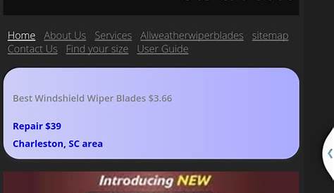 Wiperwise - Best windshield wiper blades, size chart: Amazon.co.uk