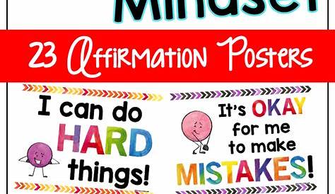 Growth Mindset Posters Printable Free - Printable Word Searches