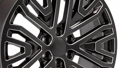 22 Inch Black Milled GMC Sierra Next Gen Wheels | Order GMC Sierra Next
