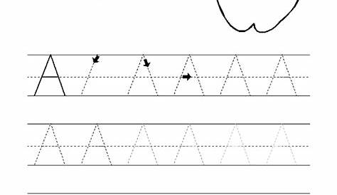 Tracing Letters For 3 Year Olds - TracingLettersWorksheets.com