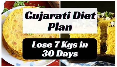 weight loss diet chart in gujarati