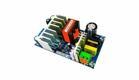 Switching power supply 12V 8A, 5V 1A, AC-DC converter - Kit-Amp