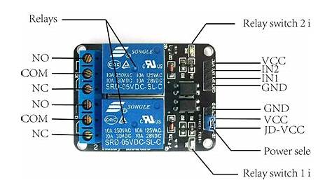 4 channel relay module circuit diagram