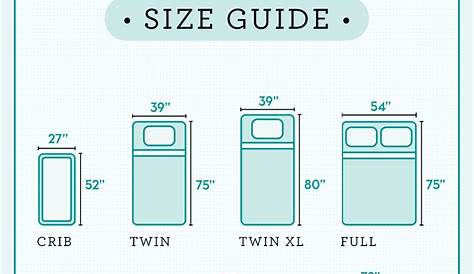 This Handy Mattress Size Chart Makes Bed Shopping Easygoodhousemag