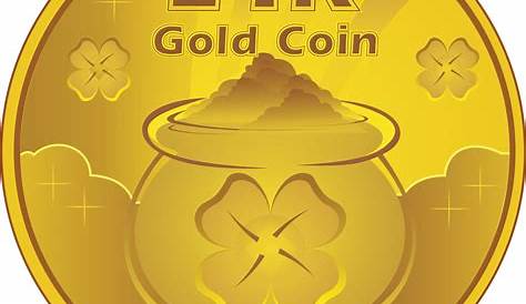 gold coin printable