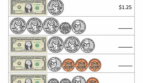 Free Printable Coin Worksheets - Printable Blank World