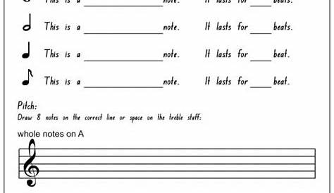 Note Value Activity Sheet - Studyladder Interactive Learning Games