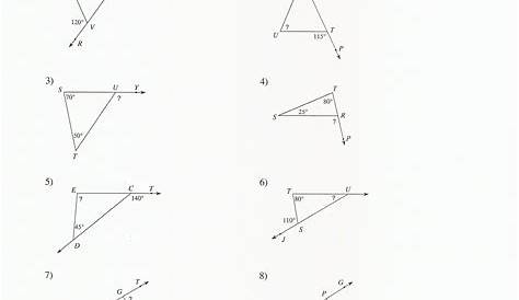 sum of interior angles worksheet