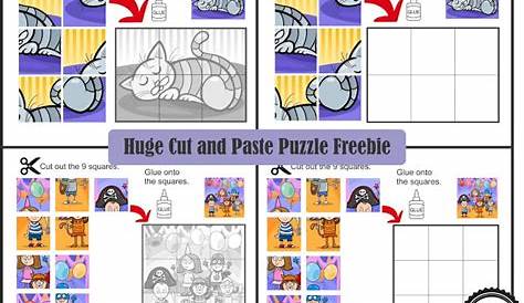 printable cut and paste puzzle