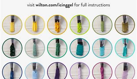 wilton icing colors chart