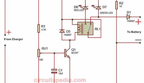 12v Battery Charger With Auto Cut Off Circuit Diagram
