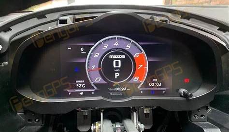 Digital Dashboard For Mazda 3 Android Car GPS Navigation Cluster LCD