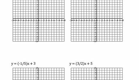 graphing equations worksheet 7th grade