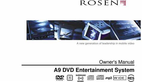 rosen x10 owner's manual