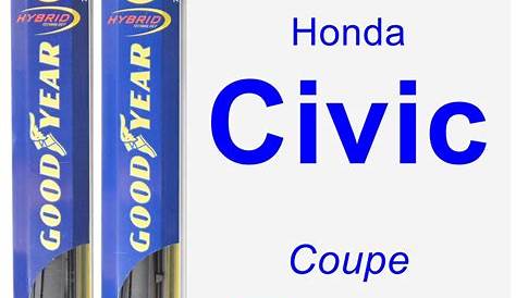 2014 Honda Civic Wiper Blade Set/Kit (Front) (2 Blades) - Hybrid