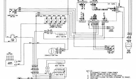 general electric stove wiring diagram