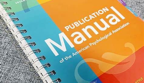 publication manual of apa 7th edition amazon