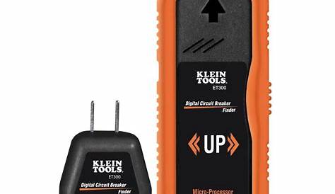 Klein Tools Digital Circuit Breaker Finder-ET300 - The Home Depot