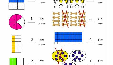 fractions kindergarten worksheet