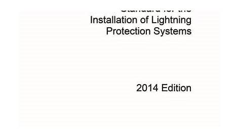 NFPA 780-2014 - Standard for the Installation of Lightning Protection