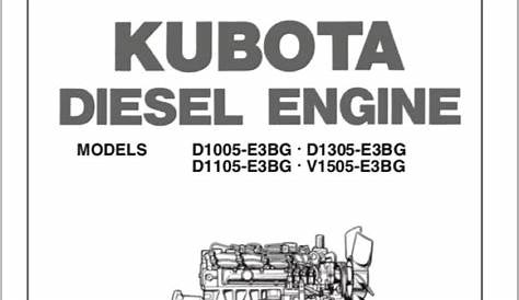 Kubota V1505 Parts Diagram