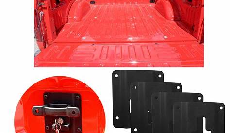 4x Truck Bed Cargo Tie Down Brackets For 2015-2019 Ford F150 F250 F350