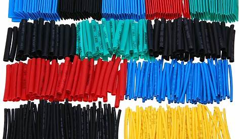 530Pcs Electrical Cable Sleeves Heat Shrink Tubing Assorted Kit 8 Sizes