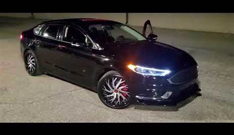 2018 Ford Fusion on 20 inch rims New upgrades. - YouTube
