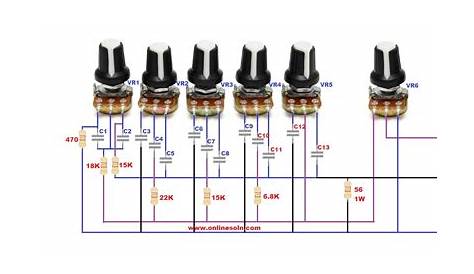 4558 ic audio equalizer circuit diagram