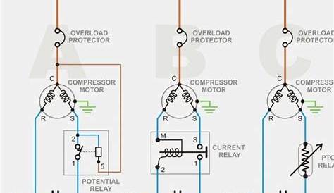 ac dual capacitor wiring diagram