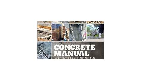 Concrete Manual 2015