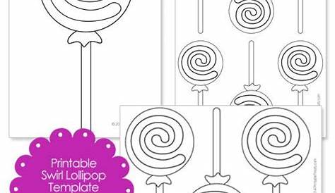 printable lollipop flower template