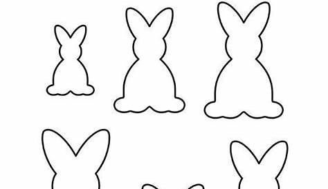 Printable Free Bunny Pattern Template : Bunny Easter Pattern Printable