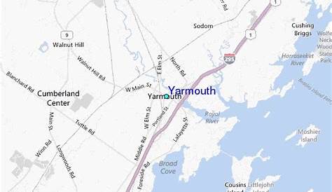 Yarmouth Tide Station Location Guide