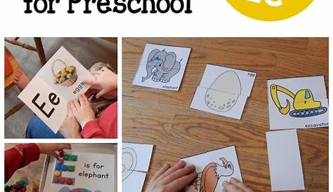 letter e activity sheets for preschools