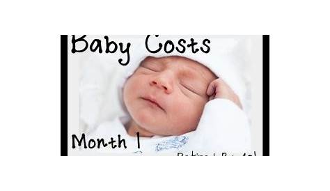 Baby Costs - Month 1 - Living on Fifty