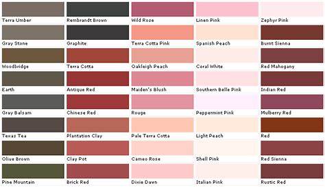 Valspar Stain Color Chart - Infoupdate.org
