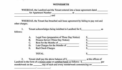 simple payment agreement template pdf
